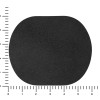 ПАТЧ ОВАЛ nubuk (чёрный) 6,0 х 5,0 см