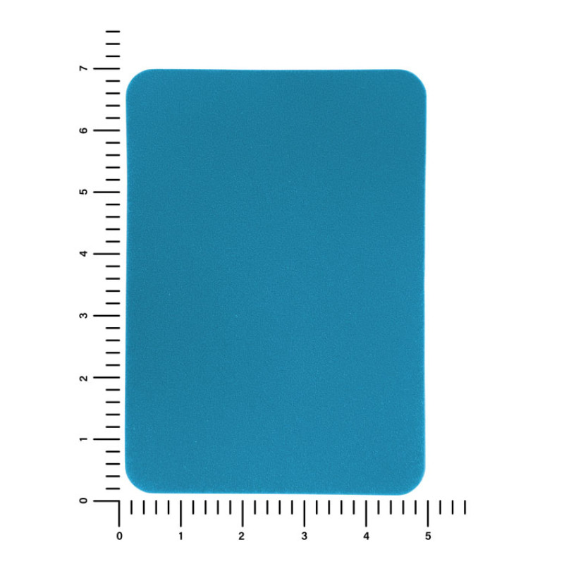 ПАТЧ ПРЯМОУГОЛНЫЙ nubuk (голубой) 5,0 х 7,0 см