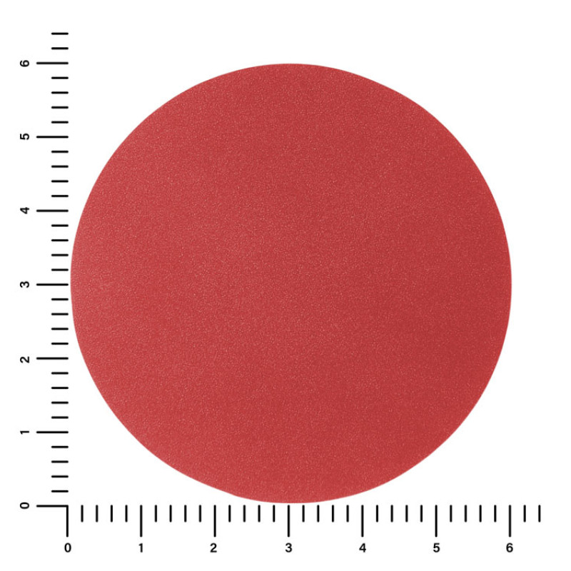 ПАТЧ КРУГ nubuk (красный) 6,0 х 6,0 см
