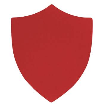 ПАТЧ ЩИТ soft-touch (красный) 6,6 х 5,5 см