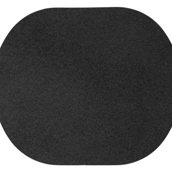 ПАТЧ ОВАЛ nubuk (чёрный) 6,0 х 5,0 см