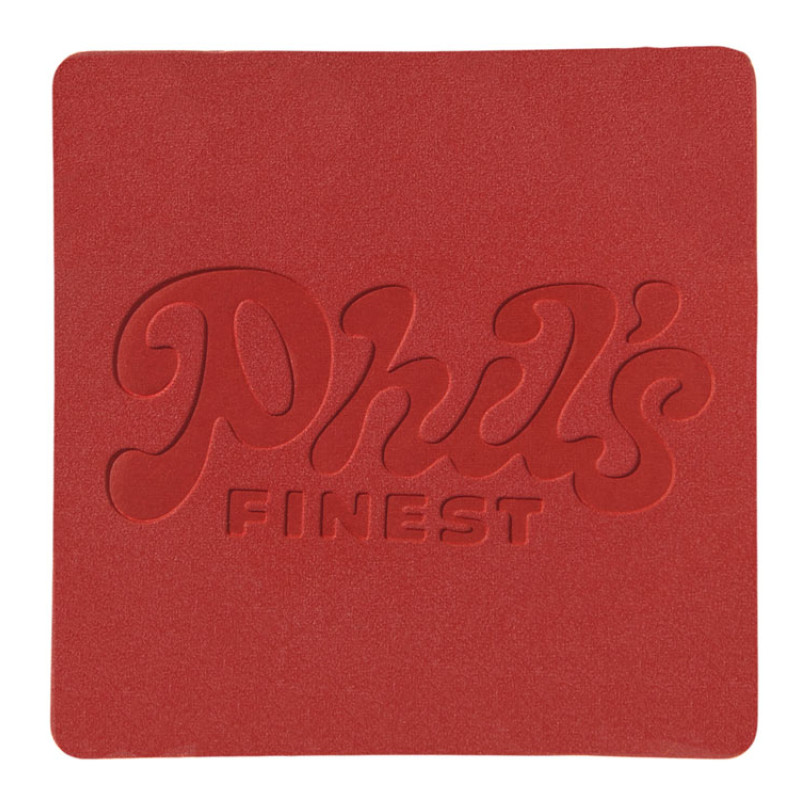 ПАТЧ КВАДРАТ nubuk (красный) 5,5 х 5,5 см