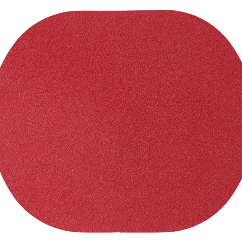 ПАТЧ ОВАЛ nubuk (красный) 6,0 х 5,0 см