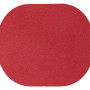 ПАТЧ ОВАЛ nubuk (красный) 6,0 х 5,0 см