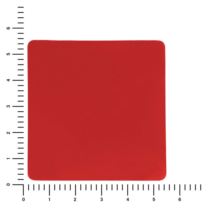 ПАТЧ КВАДРАТ soft-touch (красный) 5,5 х 5,5 см