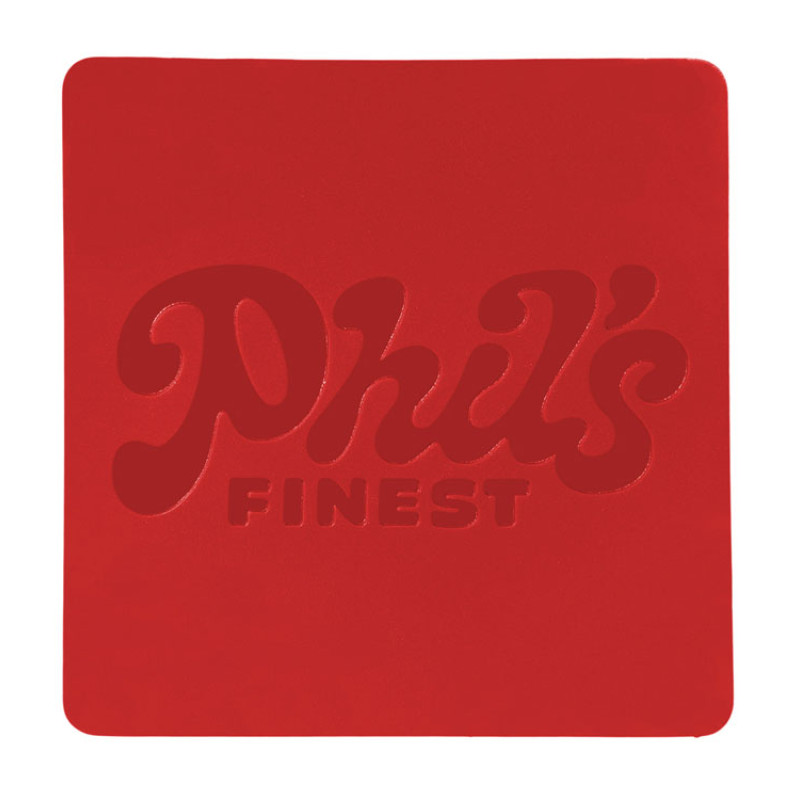 ПАТЧ КВАДРАТ soft-touch (красный) 5,5 х 5,5 см