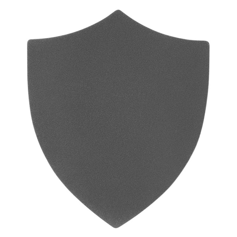 ПАТЧ ЩИТ nubuk (серый) 6,6 х 5,5 см