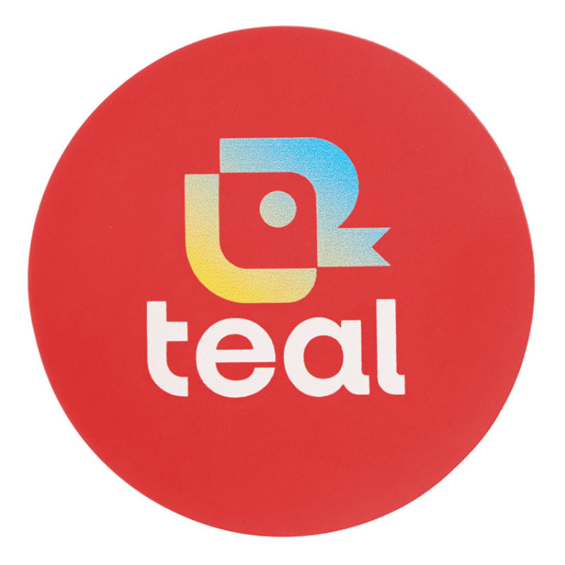 ПАТЧ КРУГ soft-touch (красный) 6,0 х 6,0 см