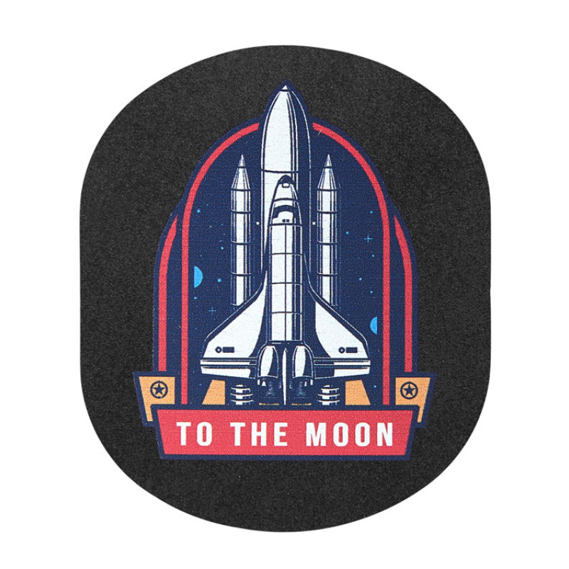 ПАТЧ ОВАЛ nubuk (чёрный) 6,0 х 5,0 см