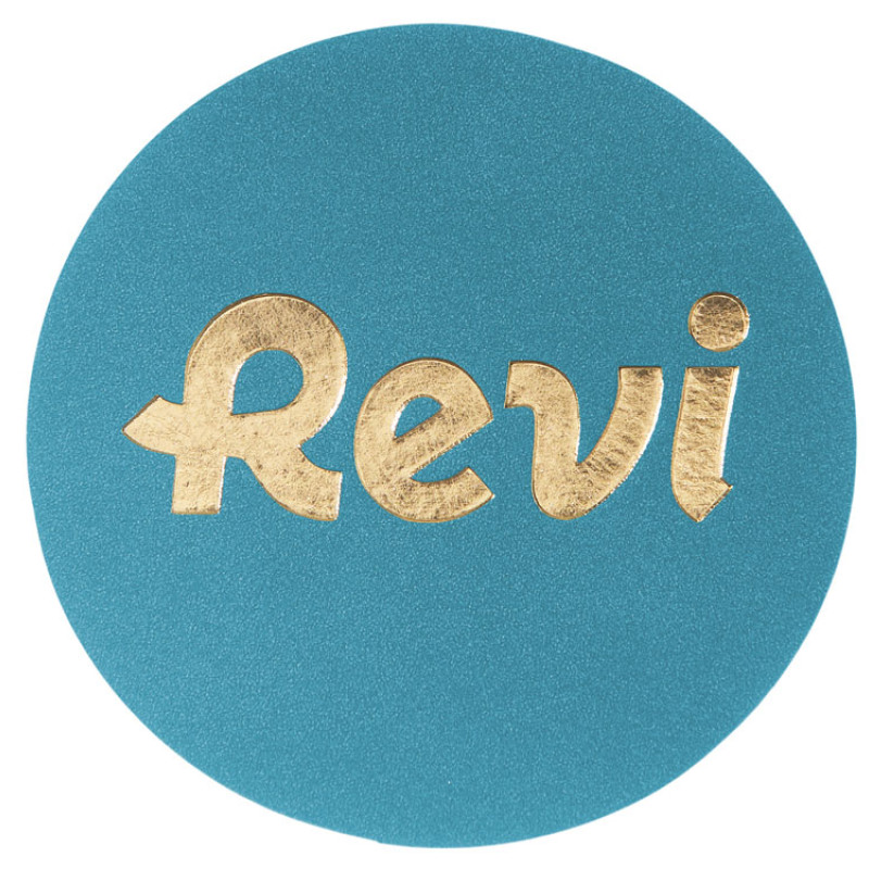 ПАТЧ КРУГ nubuk (голубой) 6,0 х 6,0 см