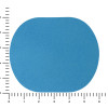 ПАТЧ ОВАЛ nubuk (голубой) 6,0 х 5,0 см