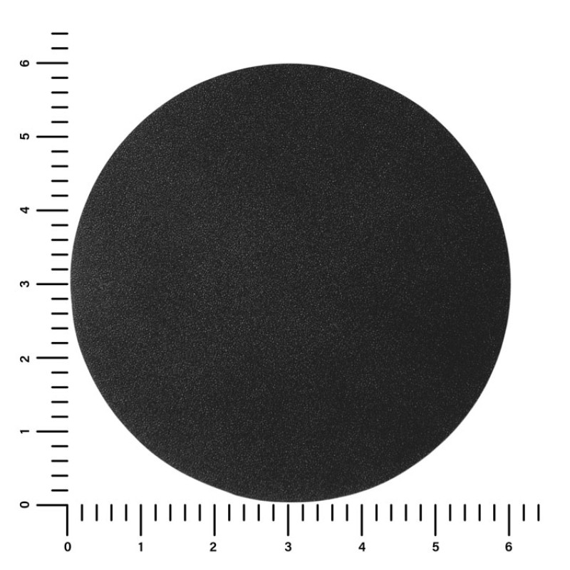 ПАТЧ КРУГ nubuk (чёрный) 6,0 х 6,0 см