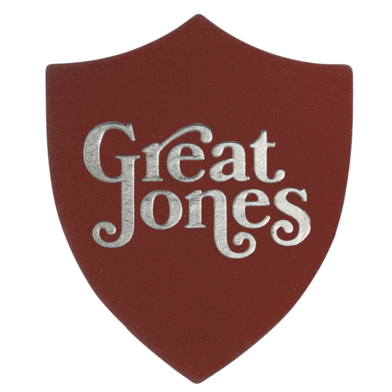 ПАТЧ ЩИТ nubuk (коричневый ) 6,6 х 5,5 см