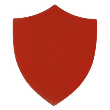 ПАТЧ ЩИТ nubuk (красный) 6,6 х 5,5 см