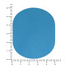 ПАТЧ ОВАЛ nubuk (голубой) 6,0 х 5,0 см