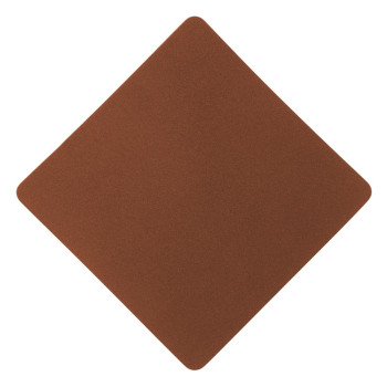 ПАТЧ РОМБ nubuk (коричневый ) 7,6 х 7,6 см