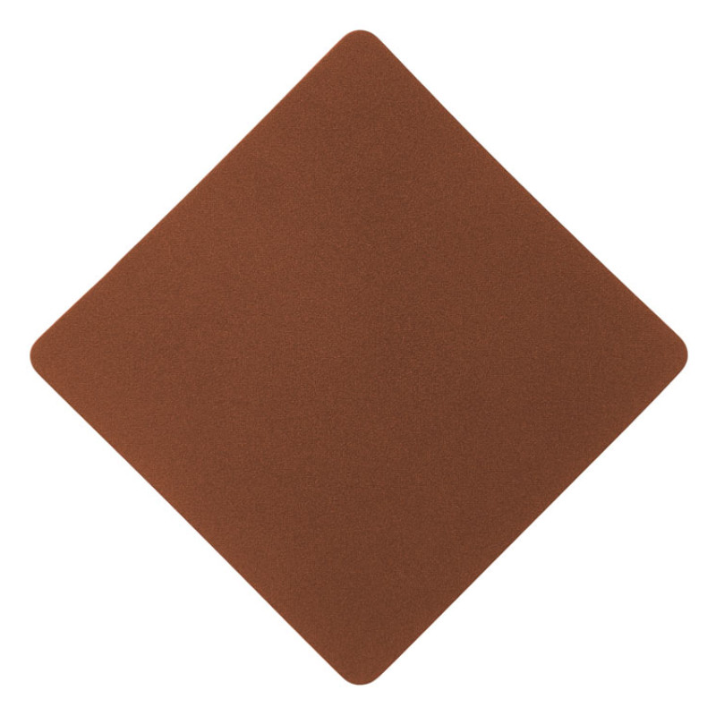 ПАТЧ РОМБ nubuk (коричневый ) 7,6 х 7,6 см