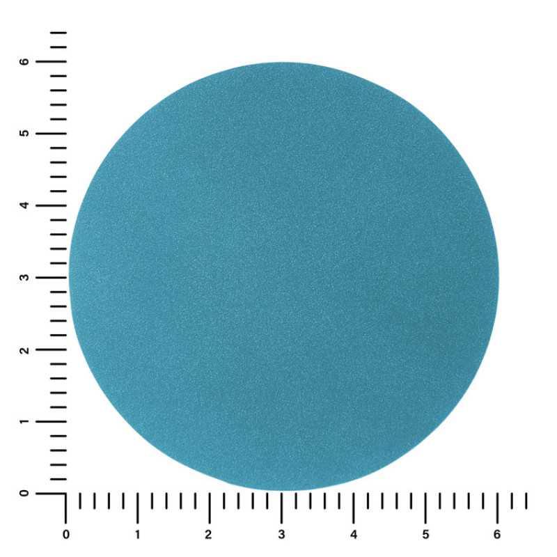 ПАТЧ КРУГ nubuk (голубой) 6,0 х 6,0 см