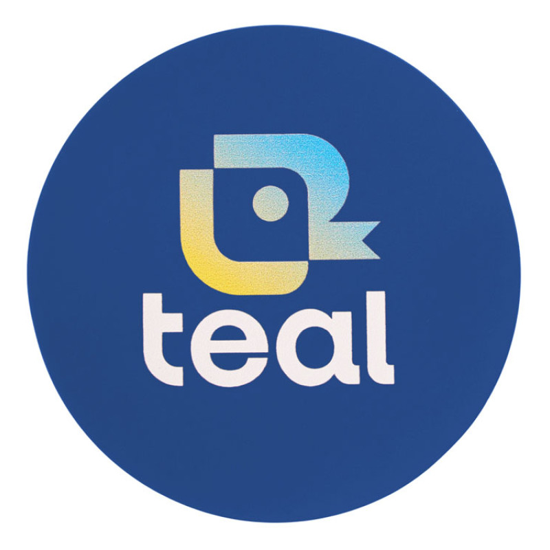 ПАТЧ КРУГ soft-touch (синий) 6,0 х 6,0 см