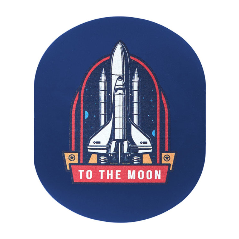 ПАТЧ ОВАЛ soft-touch (синий) 6,0 х 5,0 см