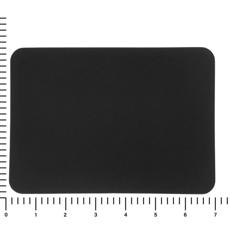 ПАТЧ ПРЯМОУГОЛНЫЙ soft-touch (чёрный) 5,0 х 7,0 см