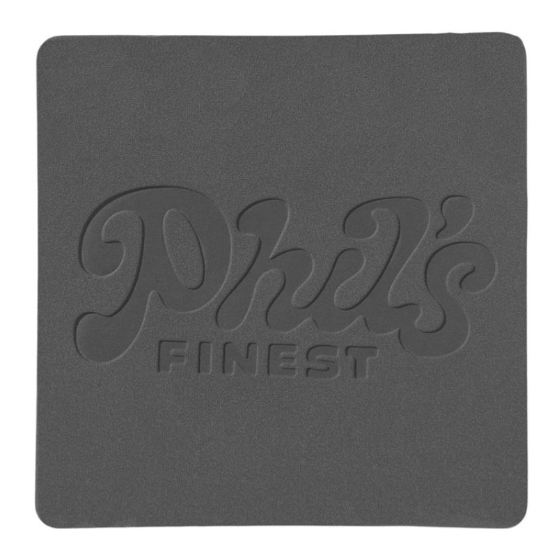 ПАТЧ КВАДРАТ nubuk (серый) 5,5 х 5,5 см