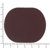 ПАТЧ ОВАЛ soft-touch (коричневый ) 6,0 х 5,0 см