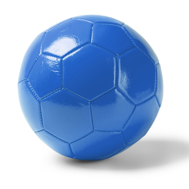 Футбольный мяч FABIO 1-го размера из искусственной кожи, королевский синий Футбольный мяч FABIO 1-го размера из искусственной кожи, королевский синий