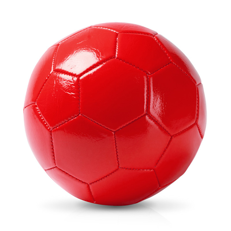Футбольный мяч FABIO 1-го размера из искусственной кожи, красный