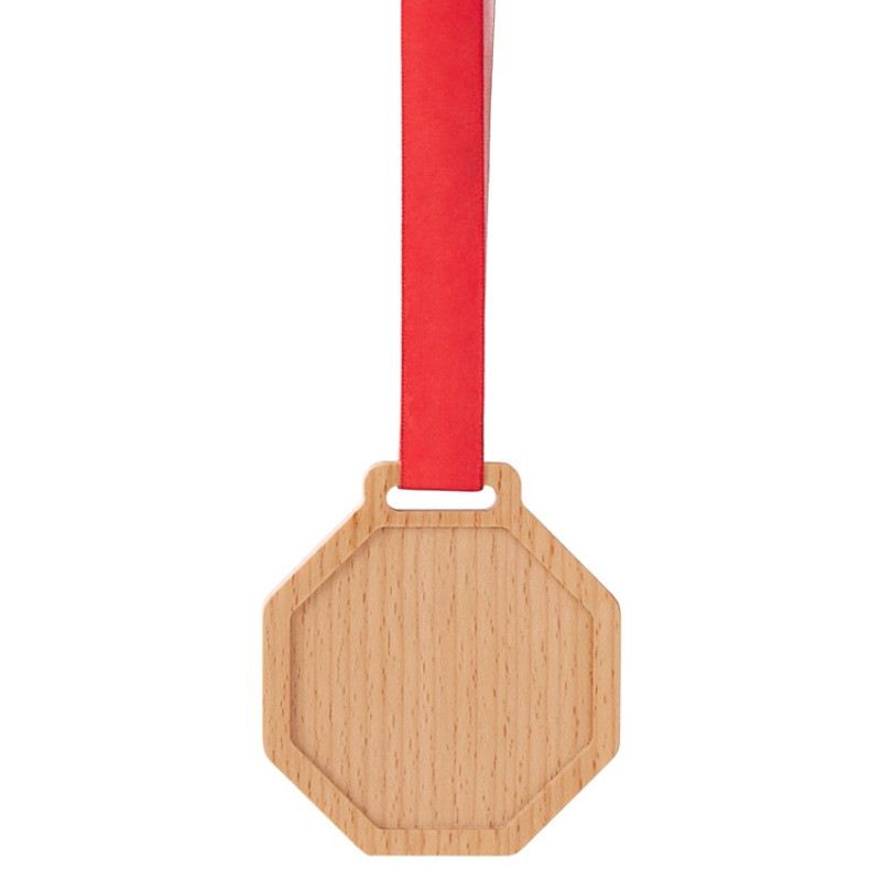 Медаль из бука "Octagon", ромб