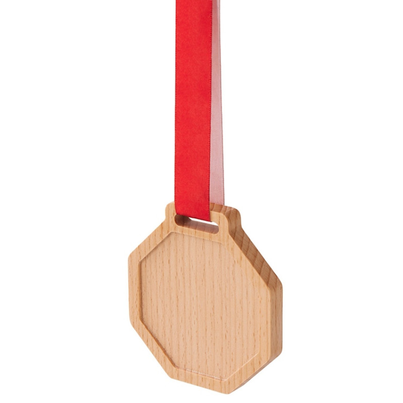 Медаль из бука "Octagon", ромб