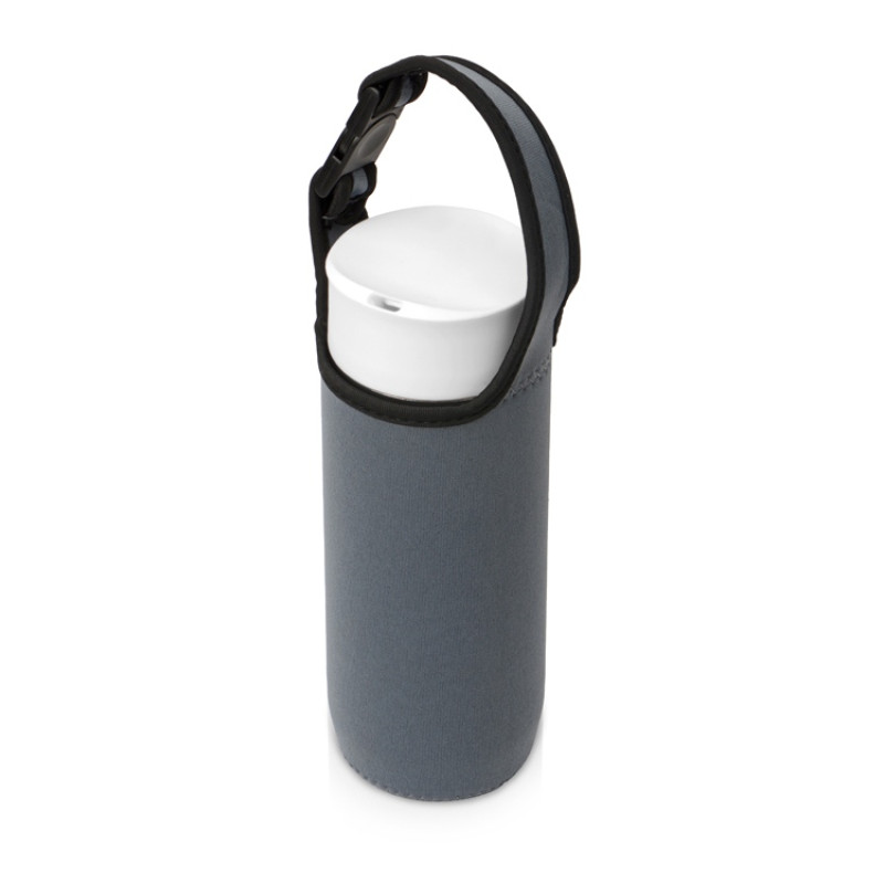 Чехол неопреновый Ferry для бутылки и термосов, серый