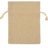 Мешочек подарочный, лен, средний, натуральный