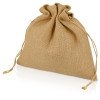 Мешочек подарочный, джут, большой, натуральный