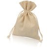 Мешочек подарочный, лен, средний, натуральный