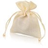 Мешочек подарочный, искусственный лен, малый, белый