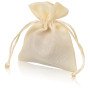 Мешочек подарочный, искусственный лен, малый, белый