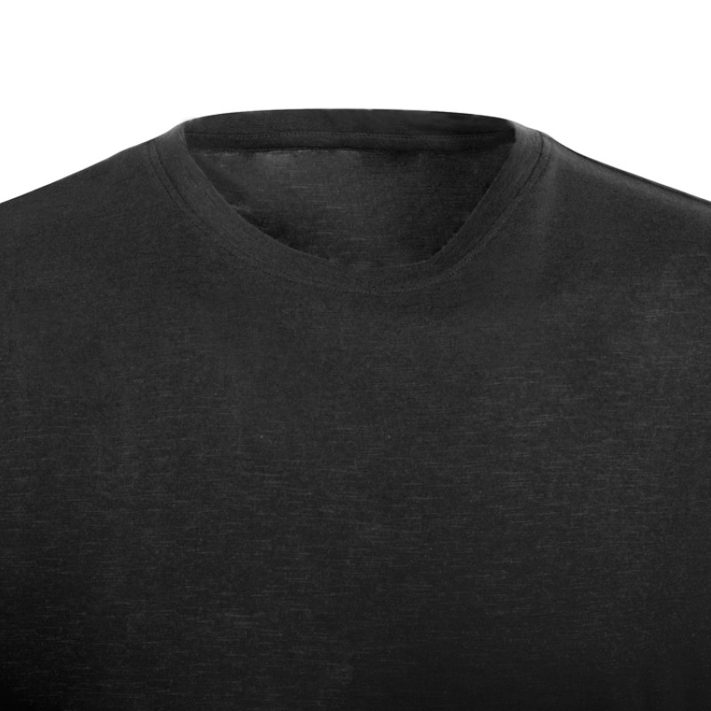 Футболка из джерси с протяжками «Portofino» унисекс, черный Футболка из джерси с протяжками «Portofino» унисекс, черный