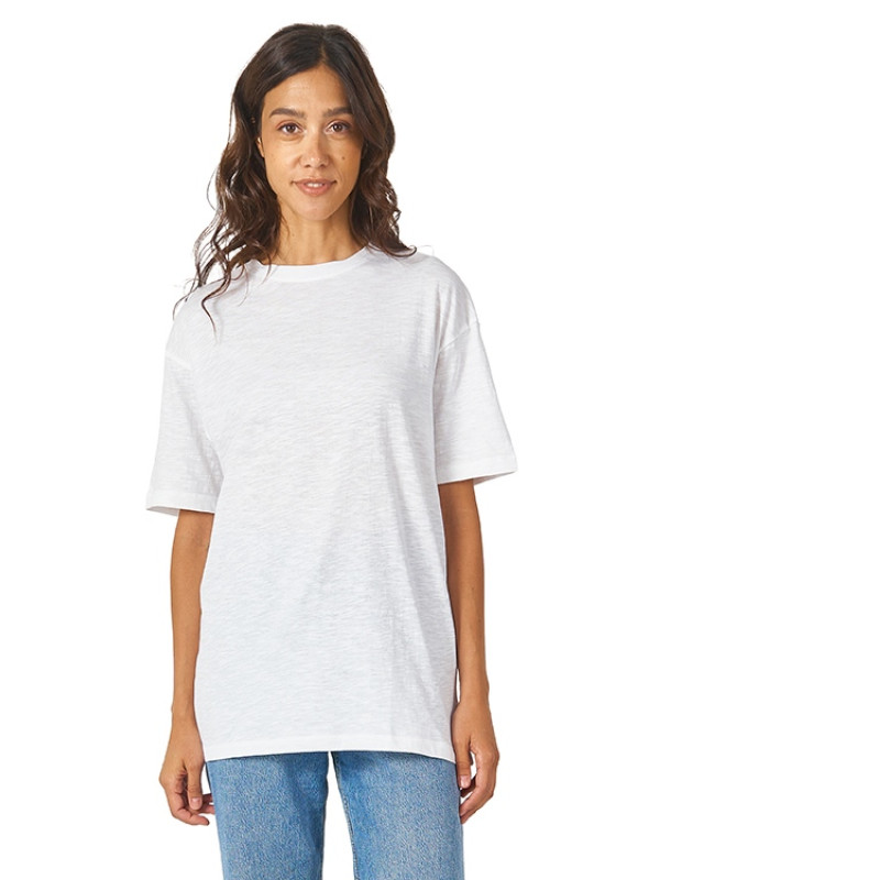 Футболка из джерси с протяжками «Portofino» унисекс, белый