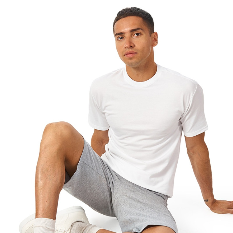 Футболка из френч терри «Warsaw» унисекс 220гр, белый