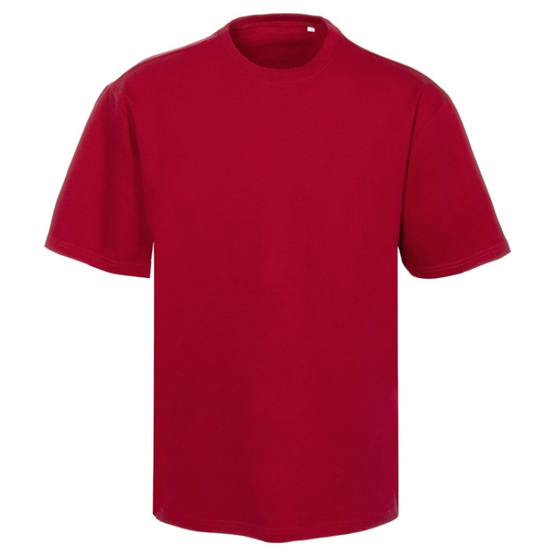 Футболка из френч терри «Warsaw» унисекс 220гр, красный