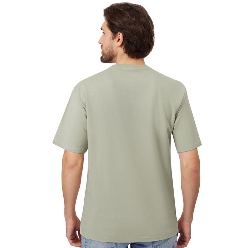 Футболка из френч терри «Warsaw» унисекс 220гр, оливковый