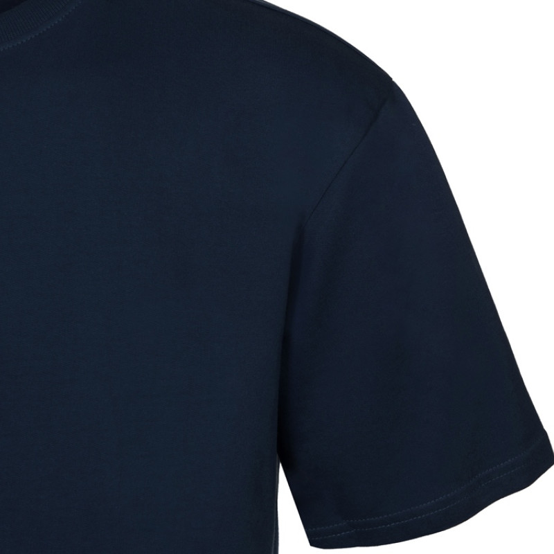 Футболка из френч терри «Warsaw» унисекс 220гр, темно-синий