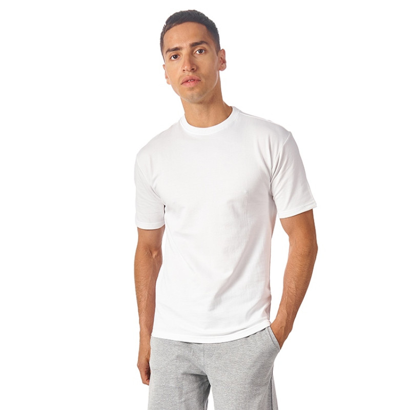 Футболка из френч терри «Warsaw» унисекс 220гр, белый