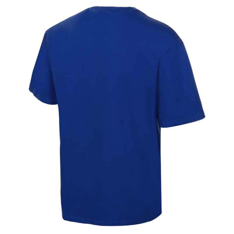 Футболка из френч терри «Warsaw» унисекс 220гр, кл. синий Футболка из френч терри «Warsaw» унисекс 220гр, кл. синий