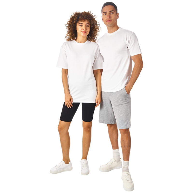 Футболка из френч терри «Warsaw» унисекс 220гр, белый