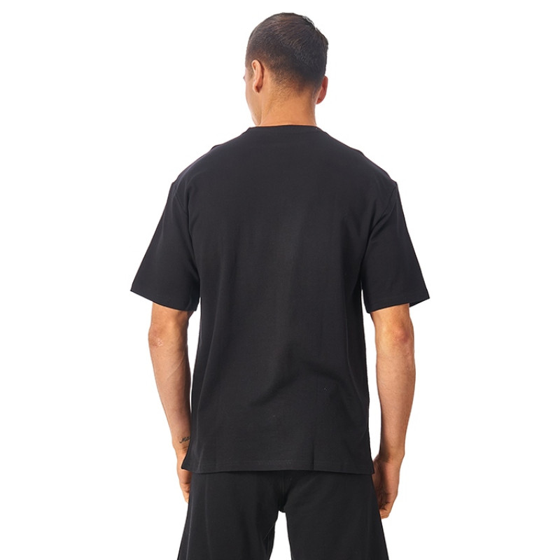 Футболка из френч терри «Warsaw» унисекс 220гр, черный Футболка из френч терри «Warsaw» унисекс 220гр, черный