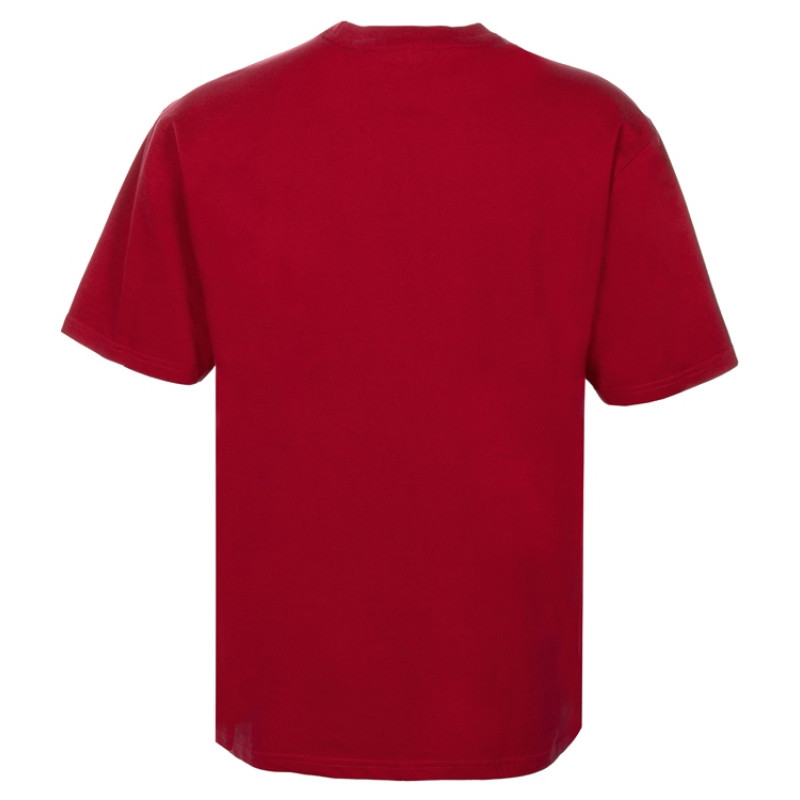 Футболка из френч терри «Warsaw» унисекс 220гр, красный