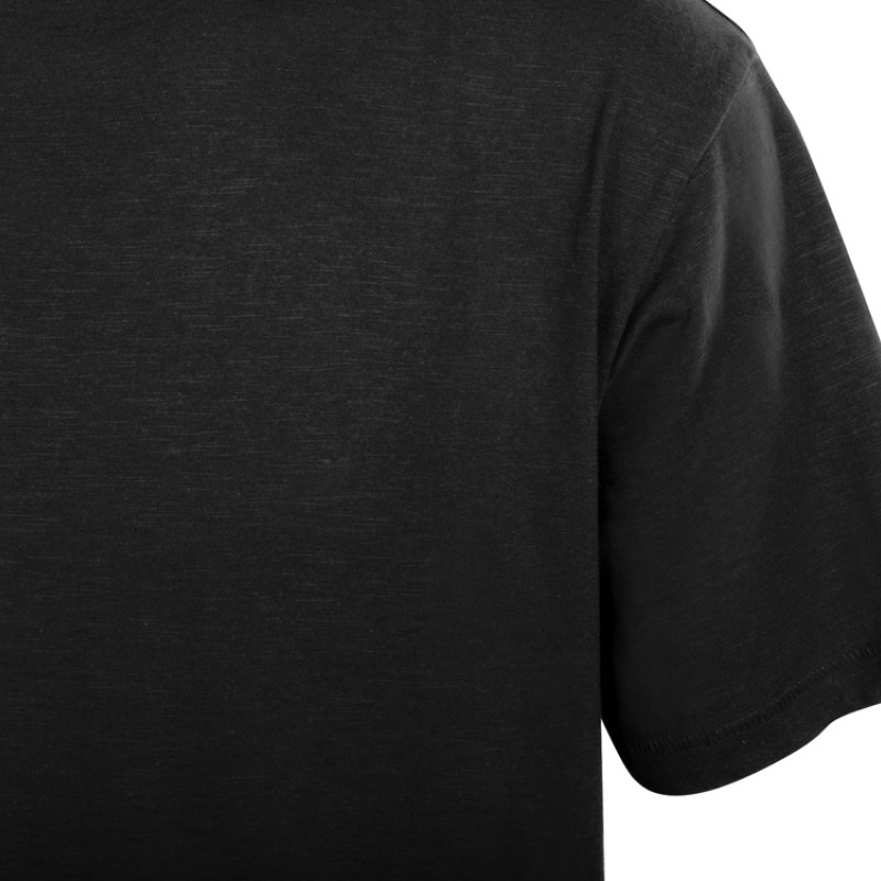 Футболка из джерси с протяжками «Portofino» унисекс, черный Футболка из джерси с протяжками «Portofino» унисекс, черный