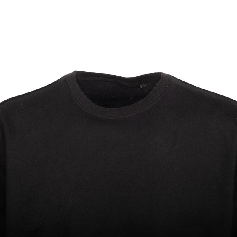 Футболка из френч терри «Warsaw» унисекс 220гр, черный Футболка из френч терри «Warsaw» унисекс 220гр, черный